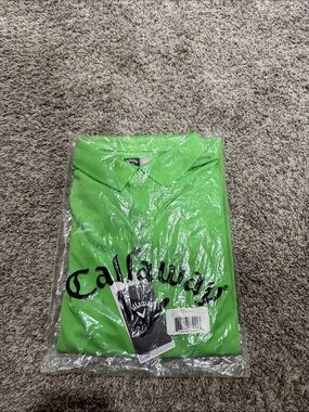 Callaway Bright Green Men's Golf Polo